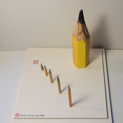 The Last Pencil on Earth, Wood, 2020