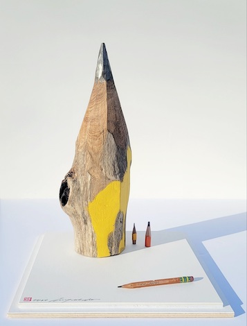 The Last Pencil on Earth, Wood, 2021