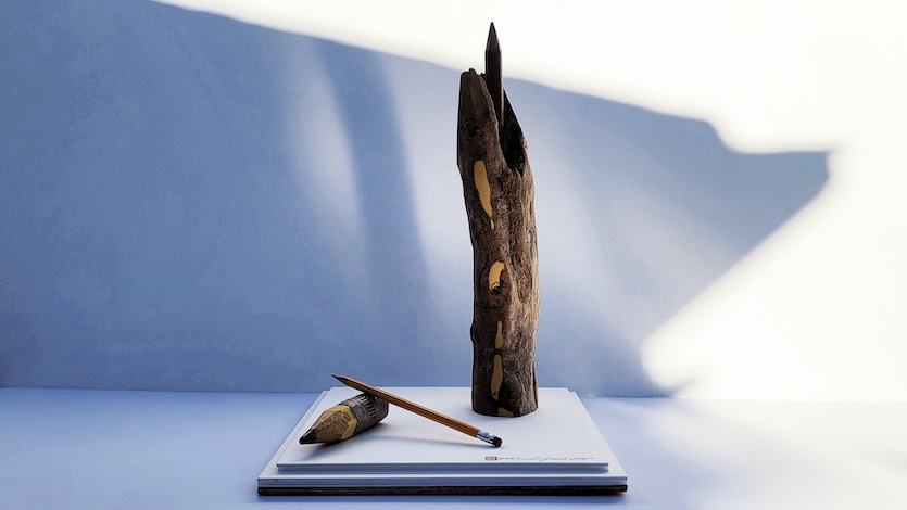 The Last Pencil on Earth, Wood, 2021